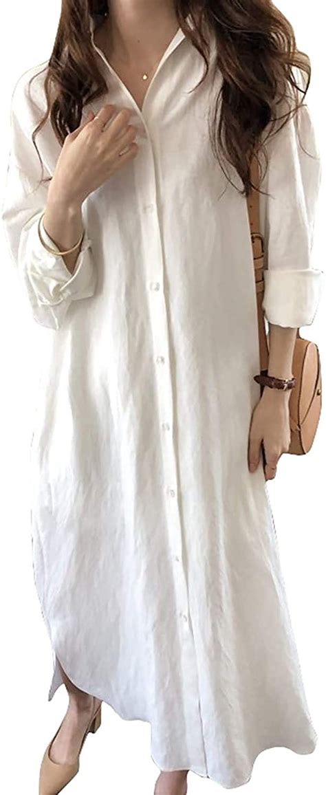 1-48 of over 1,000 results for "white high low dress" Results. . Amazon white shirt dress
